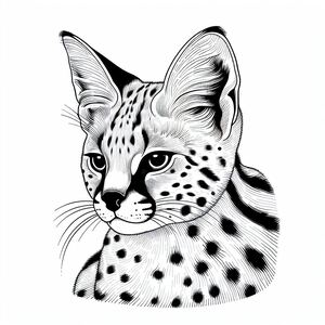 Mèo hoang Serval 3