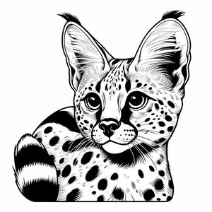 Mèo hoang Serval 4