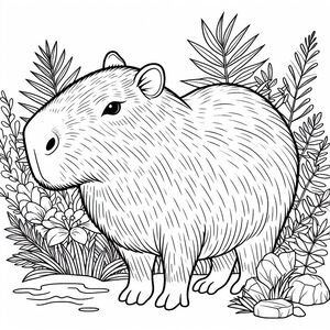 Capybara from South America 3