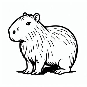 Capybara from South America 4