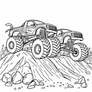 
monster truck scene