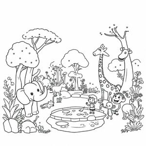 zoo scene