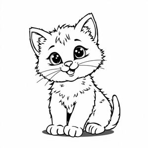 a really cute kitten