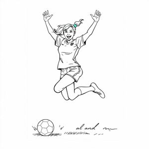 soccer woman celebrating goal