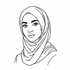womens soccer headshot eygpt hijab