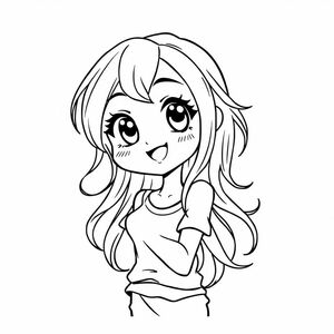 sexy woman anime/manga style