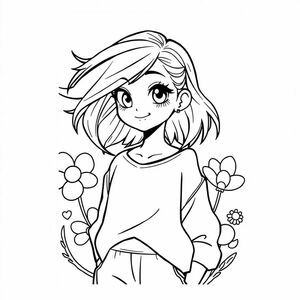 Cool anime girl
