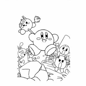 Kirby trong một cuộc phiêu lưu với bạn bè
