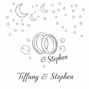 Celestial blue gold wedding 
"Tiffany & Stephen 