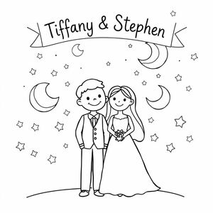 Celestial wedding 
"Tiffany & Stephen "