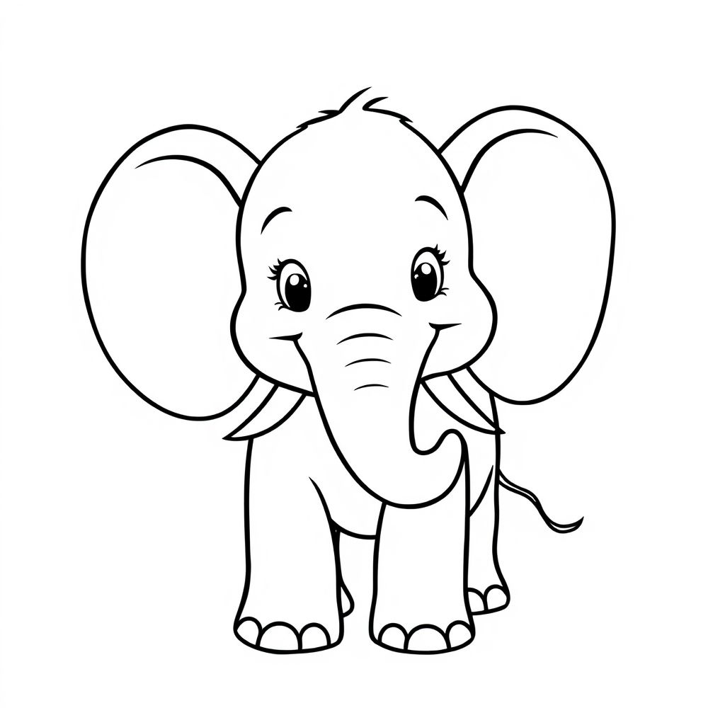 mẹ, voi, em bé, mỉm cười