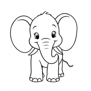 mẹ, voi, em bé, mỉm cười