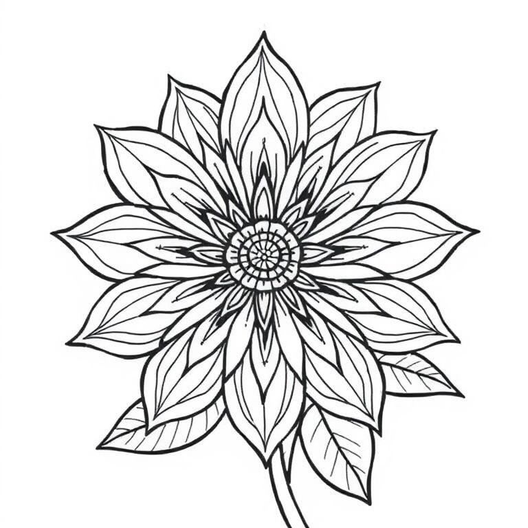 Một bông hoa Madhubani