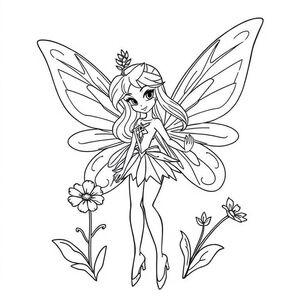 I want Winx Club with Elk bv Flora and its powers ens 

