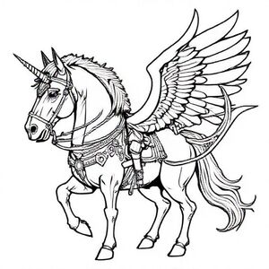 Half man half horse, steam punk theme, warrior god war creature with bow and arrow and wings Gothic 