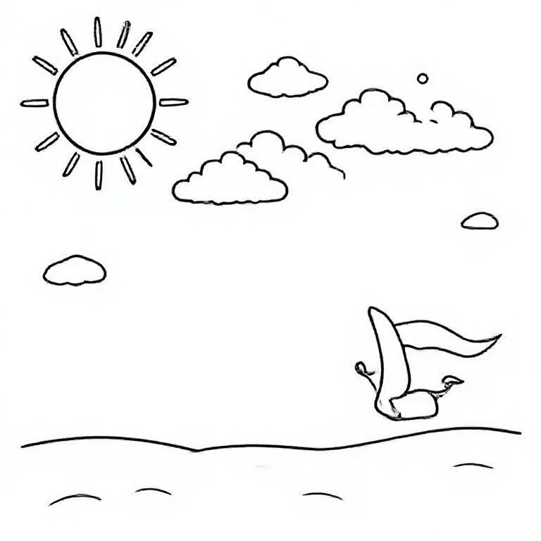 Weather
	• Sun, rain, clouds, snow, wind.
	• Colorable + English writing fields.