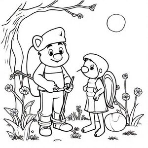 Reindeer with wine man