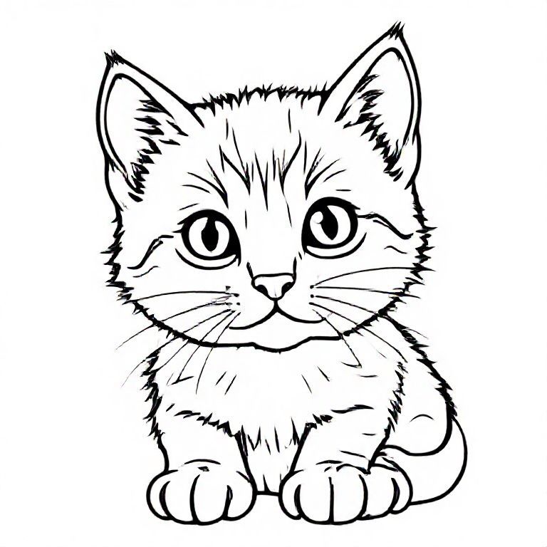 Can I customize the cat's fur color in this generated image?
