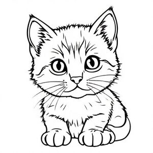 Can I customize the cat's fur color in this generated image?
