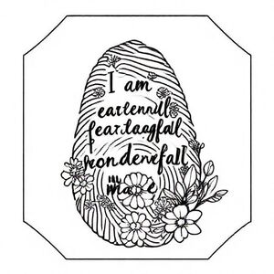 🎨 Design Theme: "Modern Zen & Urban Botanicals"Stencil Elements: Incorporate geometric frames, "washi tape" borders, and stencil-style icons (stars, lightbulbs, leaves) that users can trace or doodle around. The Look: High-contrast lines with plenty of "white space" for personal journaling. (Affirmation/Verse/Quote)Visual/Stencil Elements1Identity"I am fearfully and wonderfully made." — Psalm 139:14Intricate fingerprint pattern with floral stencils growing out of the ridges.