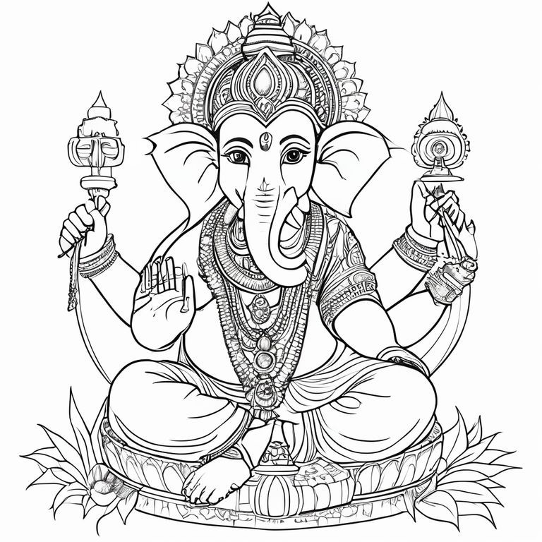 My niche is Ganesh Chaturthi–themed colouring books focused on Lord Ganesha and Indian festival culture. The books include simple, clean line-art illustrations of Ganesha in different poses, festival scenes, decorations, modaks, diyas, flowers, temples, and celebrations.

These colouring books are designed for children, families, and devotees, making them suitable for both fun and devotional use. They help improve creativity, focus, and relaxation while also teaching children about Indian traditions and values in an engaging way.

The style is friendly, festive, and easy to colour, making it perfect for beginners and kids, while still enjoyable for adults who want a calming, spiritual colouring experience. These books are ideal for festival gifts, school activities, cultural programs, and home use during Ganesh Chaturthi and other Hindu festivals. generate upto 40 pages
