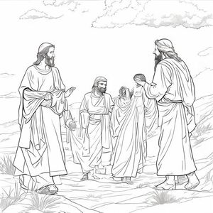 các môn đồ theo Chúa Giê Su 