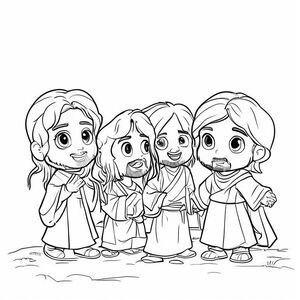 Các môn đệ theo phong cách Chúa Giêsu Chibi  