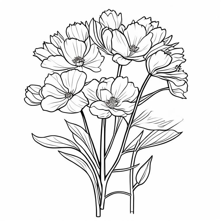 bông hoa màu trắng 

