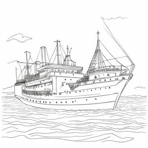 một con tàu dầu
