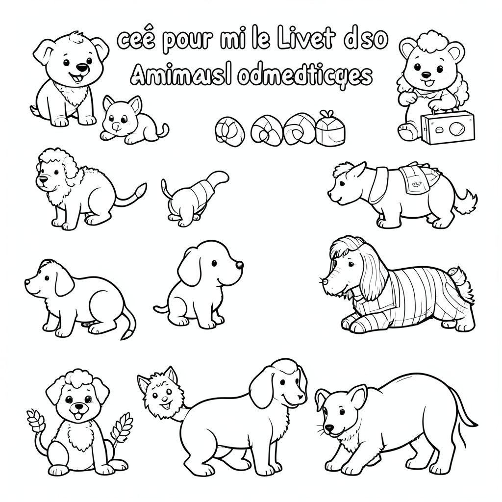 created for me the booklet of 20 pets