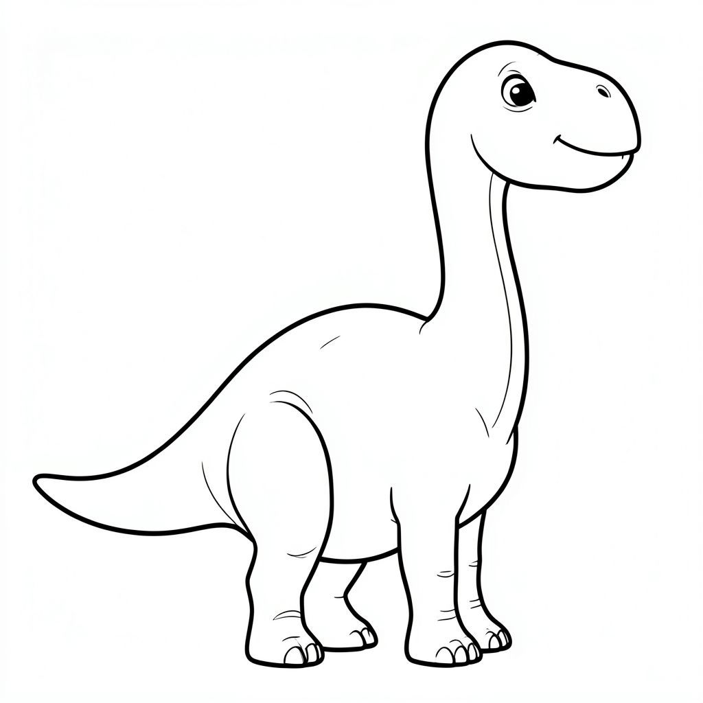 Một Brachiosaurus dễ thương