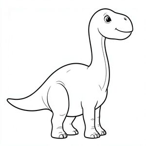 Một Brachiosaurus dễ thương