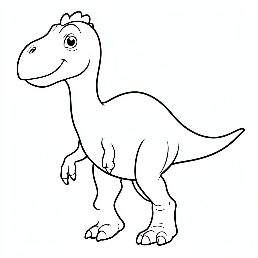 Một edmontosaurus dễ thương