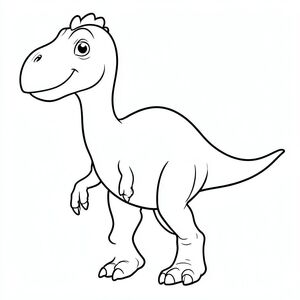 Một edmontosaurus dễ thương