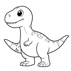 Một con khủng long jobaria dễ thương