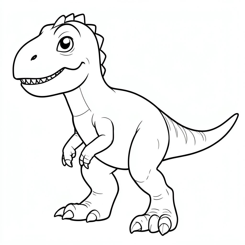 Một con khủng long lythronax dễ thương