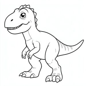 Một con khủng long lythronax dễ thương