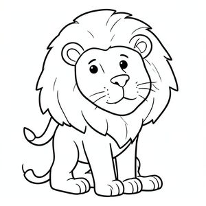 Sách tô màu sư tử