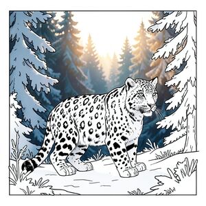 ** Lời nhắc: **

Tạo ra một bức ảnh siêu thực về một con báo tuyết đơn độc, tắm trong ánh sáng thanh tao của mặt trời chiều muộn xuyên qua rừng thông mờ mịt. Con báo được định vị trong một hình bóng ấn tượng, nhấn mạnh vóc dáng mạnh mẽ của nó trên nền màu xanh lá cây và xanh lam đậm, mờ. Ánh sáng là chìa khóa - ánh sáng ấm áp, khuếch tán với bóng dài và điểm sáng, tạo cảm giác hùng vĩ yên tĩnh. Bảng màu: xanh đậm, trắng băng, nâu vàng và đỏ thẫm từ tán lá. Tâm trạng: chiêm nghiệm, hơi u sầu, nhấn mạnh vẻ đẹp hoang sơ của vùng hoang dã Siberia. Tiêu điểm: chi tiết sắc nét, độ sâu trường ảnh nông.