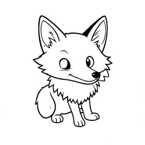** Lời nhắc: **

"Tạo một trang tô màu đen trắng tối giản, rất chi tiết với một con vật cách điệu duy nhất. Đối tượng là một con cáo nhỏ, lông tơ với mõm hơi dài, rõ ràng và đôi mắt to, biểu cảm. Con vật nên được đặt hơi nghiêng, truyền tải cảm giác chuyển động. Chỉ tập trung vào nghệ thuật đường nét rõ ràng, chính xác - không đổ bóng, không gradient, không màu. Sử dụng độ tương phản mạnh giữa đường viền màu đen và giấy trắng. Toàn bộ hình ảnh nên được chi phối bởi một đường nét màu đen dày đặc, đồng nhất, với khoảng trắng tối thiểu để tô màu. Nhắm đến cảm giác đơn giản tinh tế."