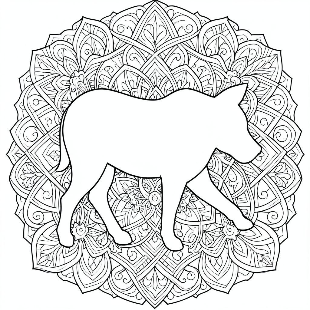 Tạo một trang tô màu đen trắng có độ chi tiết cao có hình bóng động vật duy nhất. Đường viền của con vật là trọng tâm trung tâm và phải nổi bật và không bị phá vỡ - đó là yếu tố chính của thiết kế.  Sử dụng một mẫu zentangle phức tạp, đan xen làm yếu tố nền chính. Kết hợp các yếu tố lấy cảm hứng từ mạn đà la tinh tế trong mẫu, tạo cảm giác chiều sâu và dòng chảy trực quan.  Sử dụng các chi tiết đường nét cực kỳ mịn trong toàn bộ hình ảnh - tập trung vào việc tạo ra các đường nét tinh tế, sắc nét bắt chước nét bút chì.  Bảng màu nên chủ yếu là thang độ xám, với một phạm vi hạn chế các biến thể tinh tế về tông màu để nâng cao tính thẩm mỹ của màu đen và trắng.  Ấn tượng tổng thể phải là một trong những sự đơn giản thiền định và chi tiết phức tạp.  Không được phép tô văn bản, màu sắc hoặc đặc.  Mẫu nên được đan xen một cách hữu cơ với hình bóng động vật, thay vì là nền tĩnh.  Nhấn mạnh cảm giác trôi chảy nhẹ nhàng và cân bằng trong dây chuyền.  Hãy nghĩ về một trải nghiệm hình ảnh tối giản, gần như thôi miên.

---

Hãy cho tôi biết nếu bạn muốn tôi tinh chỉnh điều này thêm!, tranh tô màu đen trắng, phong cách lowbook, nghệ thuật đường nét, đơn sắc, không màu, không đổ bóng, không xám, không tô màu, nền trắng, chỉ phác thảo, phong cách vector, thiết kế phẳng, 2d