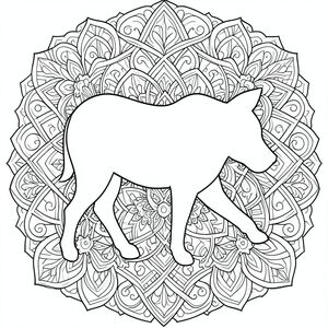 Tạo một trang tô màu đen trắng có độ chi tiết cao có hình bóng động vật duy nhất. Đường viền của con vật là trọng tâm trung tâm và phải nổi bật và không bị phá vỡ - đó là yếu tố chính của thiết kế.  Sử dụng một mẫu zentangle phức tạp, đan xen làm yếu tố nền chính. Kết hợp các yếu tố lấy cảm hứng từ mạn đà la tinh tế trong mẫu, tạo cảm giác chiều sâu và dòng chảy trực quan.  Sử dụng các chi tiết đường nét cực kỳ mịn trong toàn bộ hình ảnh - tập trung vào việc tạo ra các đường nét tinh tế, sắc nét bắt chước nét bút chì.  Bảng màu nên chủ yếu là thang độ xám, với một phạm vi hạn chế các biến thể tinh tế về tông màu để nâng cao tính thẩm mỹ của màu đen và trắng.  Ấn tượng tổng thể phải là một trong những sự đơn giản thiền định và chi tiết phức tạp.  Không được phép tô văn bản, màu sắc hoặc đặc.  Mẫu nên được đan xen một cách hữu cơ với hình bóng động vật, thay vì là nền tĩnh.  Nhấn mạnh cảm giác trôi chảy nhẹ nhàng và cân bằng trong dây chuyền.  Hãy nghĩ về một trải nghiệm hình ảnh tối giản, gần như thôi miên.

---

Hãy cho tôi biết nếu bạn muốn tôi tinh chỉnh điều này thêm!, tranh tô màu đen trắng, phong cách lowbook, nghệ thuật đường nét, đơn sắc, không màu, không đổ bóng, không xám, không tô màu, nền trắng, chỉ phác thảo, phong cách vector, thiết kế phẳng, 2d