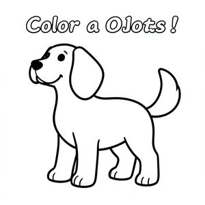 **Tô màu cho một chú chó hạnh phúc!**

Vẽ một đơn giản với đôi tai mềm và cái đuôi vẫy vẫy. Sử dụng các đường đậm, rõ ràng để tạo hình dạng của nó. Nền là màu trắng tinh khiết, sáng. Không đổ bóng - chỉ cần các đường nét đơn giản, sạch sẽ! Đó là một bản vẽ theo phong cách hoạt hình!, trang tô màu đen trắng, phong cách lowbook, nghệ thuật đường nét, đơn sắc, không màu, không đổ bóng, không xám, không điền, nền trắng, chỉ phác thảo, phong cách vector, thiết kế phẳng, 2d