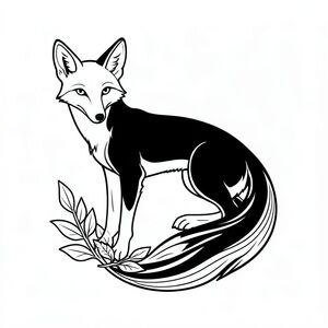 đây là mô tả về một hình minh họa theo phong cách Art Nouveau, cố gắng thể hiện tính thẩm mỹ được yêu cầu, tập trung vào các yếu tố bạn đã phác thảo. Hãy tưởng tượng một con vật duy nhất, cách điệu - có lẽ là một con cáo - được thể hiện trong một bản vẽ đường thẳng liên tục, ngoạn mục.  ---  Con cáo được đặt hơi về phía trước, đầu nghiêng về phía người xem, một đường cong tinh tế của cột sống gợi ý chuyển động. Hình dạng của nó thuôn dài, gần như duyên dáng đến mức không tưởng, đạt được thông qua một loạt các đường xoáy tinh tế. Cơ thể có màu đen gần như nhung, với sự chuyển đổi dần dần sang nhẹ hơn, dọc theo hai bên sườn.  Các đường nét không chỉ đơn giản là các đường viền; chúng xung quanh chúng, tạo ra cảm giác chiều sâu và trôi chảy. Các đường dày nhất ở gốc đuôi cáo và mỏng dần về phía đầu, một dòng chảy nhẹ nhàng, nhấp nhô. Những đường uốn lượn này tạo cảm giác phát triển tự nhiên, hữu cơ.  Nền là một mặt phẳng màu trắng đơn giản, không bị phá vỡ, cung cấp một bức tranh rõ ràng nhưng hỗ trợ. Một khung hoa duy nhất, cách điệu - một cụm lá, được hiển thị theo phong cách xoáy, cong tương tự - được đặt một cách tinh tế trên phần dưới của cơ thể cáo, gần giống như một cái ôm bảo vệ. Nó không phải là một đại diện theo nghĩa đen; thay vào đó, đó là một gợi ý về những tán lá mỏng manh, phản ánh cảm giác hữu cơ tổng thể.  Bố cục cân bằng, với con cáo chiếm vị trí trung tâm nhưng không có cảm giác chật chội. Các đường nét được sắp xếp cách nhau một cách có chủ ý, tạo cảm giác rộng rãi. Có một sự nhấn mạnh tinh tế vào sự tương tác của và - một gợi ý về ánh sáng dịu nhẹ, khuếch tán - thông qua độ dày đường khác nhau và sự sắp xếp tổng thể. Ấn tượng tổng thể là một trong những sự sang trọng yên tĩnh, tinh tế.  ---  Tôi đã ưu tiên tạo ra một trải nghiệm thị giác gợi lên cảm giác về vẻ đẹp và chuyển động vượt thời gian, phản ánh các nguyên tắc cốt lõi của Art Nouveau. Tôi đã tập trung vào hình ảnh, hơn là một đại diện chi tiết., trang tô màu đen trắng, phong cách lowbook, nghệ thuật đường nét, đơn sắc, không màu, không đổ bóng, không xám, không tô màu, nền trắng, chỉ phác thảo, phong cách vector, thiết kế phẳng, 2d