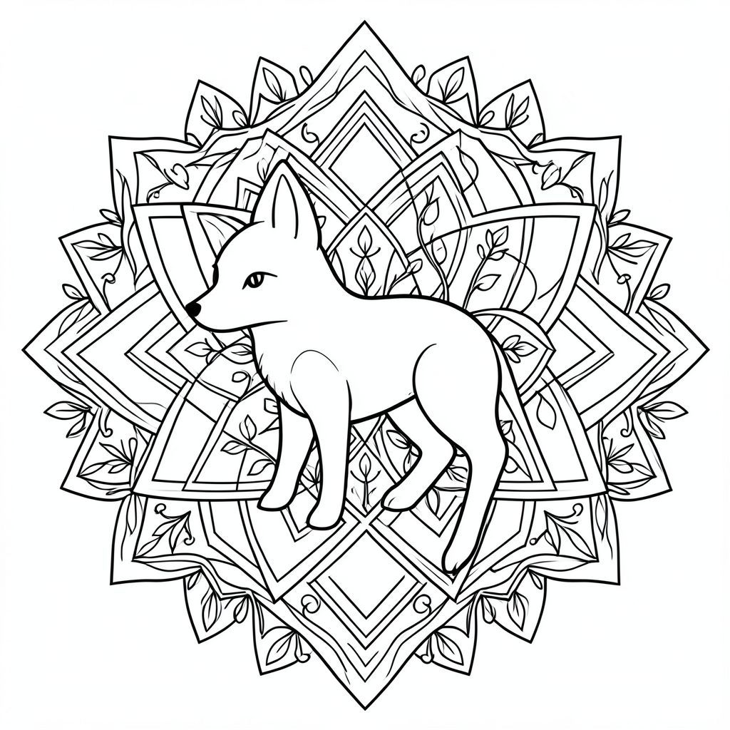 Dưới đây là mô tả về thiết kế mandala, hướng đến các tiêu chí cụ thể - đối xứng, hình học, đen và trắng, tập trung vào 'động vật', các mẫu lặp đi lặp lại, đối xứng xuyên tâm, hình dạng phức tạp, hài hòa, cân bằng và thư giãn cho trẻ nhỏ. Tôi sẽ tập trung vào việc truyền tải cảm xúc hơn là hình ảnh chi tiết.

--- Thiết kế Mandala – Animal Focus Thiết kế tập trung vào một con cáo duy nhất, cách điệu.

Nền là một màu trắng mịn, đồng nhất.

Con cáo được mô tả trong một tư thế hơi góc cạnh, đầu của nó hơi quay sang trái. Đó là tâm điểm chính.

Cơ thể của cáo được hình thành bởi một loạt các hình dạng hình học liên kết với nhau, lặp đi lặp lại. Những hình dạng này chủ yếu là hình tam giác và hình vuông, được sắp xếp theo một mô hình cân bằng.  Chúng hơi chồng lên nhau, tạo cảm giác có chiều sâu mà không phức tạp.

Các hình dạng chảy ra ngoài từ cơ thể cáo, tạo thành một mô hình xuyên tâm.  Các đường nét đặc biệt sạch sẽ và khác biệt, tạo ra một cấu trúc tuyến tính, mạnh mẽ.  Các hình dạng không hoàn toàn đối xứng; Những thay đổi nhỏ về vị trí và chồng chéo làm tăng thêm cảm giác hữu cơ.

Các họa tiết nhỏ, lặp đi lặp lại - lá và dây leo cách điệu - được kết hợp tinh tế với các hoa văn hình học.  Chúng không chi tiết, chỉ là những đường đơn giản, liên tục.  Chúng xuất hiện giống như tiếng vang của các hình dạng chính.

Ấn tượng tổng thể là một trong những chuyển động yên tĩnh và cân bằng yên bình. Sự lặp lại của các hình dạng và đường nét gợi lên cảm giác thanh thản.  Nó giống như một phong cảnh nhẹ nhàng, khép kín.

Các đường nét mỏng và chính xác, tạo cảm giác bình tĩnh và trật tự. Bố cục được cân bằng một cách có chủ ý, với con cáo được neo vào trung tâm một cách tinh tế.

--- Cơ sở lý luận cho các lựa chọn: * Cốt lõi của thiết kế dựa trên các hình dạng hình học cơ bản - hình tam giác, hình vuông và đường thẳng - giảm thiểu sự lộn xộn trực quan.  * Sự sắp xếp của các hình dạng tạo ra một luồng hình ảnh tự nhiên, cân bằng.  * Các hoa văn lặp đi lặp lại là chìa khóa cho tính thẩm mỹ của mạn đà la và tạo ra cảm giác hài hòa.  * Không có bóng râm, hình dạng nhỏ hoặc các chi tiết phức tạp.  * Sự cân bằng và trôi chảy, kết hợp với sự thay đổi tinh tế trong các mẫu lặp lại, tạo ra cảm giác có chiều sâu yên bình.  Nó không choáng ngợp, nhưng hấp dẫn.

Bạn có muốn tôi giải thích chi tiết về bất kỳ khía cạnh cụ thể nào của thiết kế này, có lẽ tập trung vào một loại hình dạng hình học cụ thể hoặc vị trí của con cáo trong thiết kế?, trang tô màu đen trắng, phong cách lowbook, nghệ thuật đường nét, đơn sắc, không màu, không đổ bóng, không xám, không tô màu, nền trắng, chỉ phác thảo, phong cách vector, thiết kế phẳng,  2 ngày