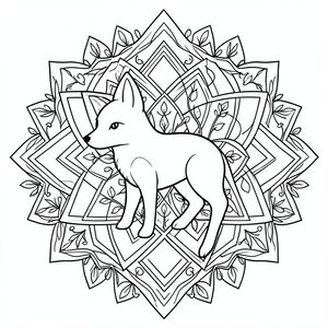 Dưới đây là mô tả về thiết kế mandala, hướng đến các tiêu chí cụ thể - đối xứng, hình học, đen và trắng, tập trung vào 'động vật', các mẫu lặp đi lặp lại, đối xứng xuyên tâm, hình dạng phức tạp, hài hòa, cân bằng và thư giãn cho trẻ nhỏ. Tôi sẽ tập trung vào việc truyền tải cảm xúc hơn là hình ảnh chi tiết.

--- Thiết kế Mandala – Animal Focus Thiết kế tập trung vào một con cáo duy nhất, cách điệu.

Nền là một màu trắng mịn, đồng nhất.

Con cáo được mô tả trong một tư thế hơi góc cạnh, đầu của nó hơi quay sang trái. Đó là tâm điểm chính.

Cơ thể của cáo được hình thành bởi một loạt các hình dạng hình học liên kết với nhau, lặp đi lặp lại. Những hình dạng này chủ yếu là hình tam giác và hình vuông, được sắp xếp theo một mô hình cân bằng.  Chúng hơi chồng lên nhau, tạo cảm giác có chiều sâu mà không phức tạp.

Các hình dạng chảy ra ngoài từ cơ thể cáo, tạo thành một mô hình xuyên tâm.  Các đường nét đặc biệt sạch sẽ và khác biệt, tạo ra một cấu trúc tuyến tính, mạnh mẽ.  Các hình dạng không hoàn toàn đối xứng; Những thay đổi nhỏ về vị trí và chồng chéo làm tăng thêm cảm giác hữu cơ.

Các họa tiết nhỏ, lặp đi lặp lại - lá và dây leo cách điệu - được kết hợp tinh tế với các hoa văn hình học.  Chúng không chi tiết, chỉ là những đường đơn giản, liên tục.  Chúng xuất hiện giống như tiếng vang của các hình dạng chính.

Ấn tượng tổng thể là một trong những chuyển động yên tĩnh và cân bằng yên bình. Sự lặp lại của các hình dạng và đường nét gợi lên cảm giác thanh thản.  Nó giống như một phong cảnh nhẹ nhàng, khép kín.

Các đường nét mỏng và chính xác, tạo cảm giác bình tĩnh và trật tự. Bố cục được cân bằng một cách có chủ ý, với con cáo được neo vào trung tâm một cách tinh tế.

--- Cơ sở lý luận cho các lựa chọn: * Cốt lõi của thiết kế dựa trên các hình dạng hình học cơ bản - hình tam giác, hình vuông và đường thẳng - giảm thiểu sự lộn xộn trực quan.  * Sự sắp xếp của các hình dạng tạo ra một luồng hình ảnh tự nhiên, cân bằng.  * Các hoa văn lặp đi lặp lại là chìa khóa cho tính thẩm mỹ của mạn đà la và tạo ra cảm giác hài hòa.  * Không có bóng râm, hình dạng nhỏ hoặc các chi tiết phức tạp.  * Sự cân bằng và trôi chảy, kết hợp với sự thay đổi tinh tế trong các mẫu lặp lại, tạo ra cảm giác có chiều sâu yên bình.  Nó không choáng ngợp, nhưng hấp dẫn.

Bạn có muốn tôi giải thích chi tiết về bất kỳ khía cạnh cụ thể nào của thiết kế này, có lẽ tập trung vào một loại hình dạng hình học cụ thể hoặc vị trí của con cáo trong thiết kế?, trang tô màu đen trắng, phong cách lowbook, nghệ thuật đường nét, đơn sắc, không màu, không đổ bóng, không xám, không tô màu, nền trắng, chỉ phác thảo, phong cách vector, thiết kế phẳng,  2 ngày