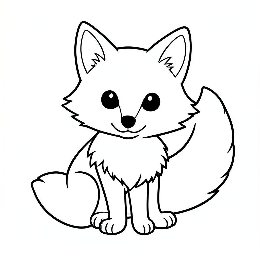 Dưới đây là mô tả về bản vẽ:

Một bức cáo nhỏ, lông tơ, trang tô màu đen trắng, phong cách lowbook, nghệ thuật đường nét, đơn sắc, không màu, không đổ bóng, không xám, không tô màu, nền trắng, chỉ phác thảo, phong cách vector, thiết kế phẳng, 2d