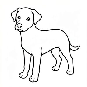 Dưới đây là mô tả về một trang tô màu đơn giản, chất lượng cao dành cho trẻ mới biết đi, tuân thủ tất cả các quy tắc của bạn: Mô tả hình ảnh: Một đường viền màu đen đậm, duy nhất của một. được miêu tả trong một tư thế hơi góc cạnh, thoải mái - chân trước hơi cong và đầu hơi quay sang một bên, nhìn về phía người xem. Cơ thể chó dài và gầy, có hình dáng đơn giản, hơi tròn. Đó là một góc nhìn thực tế, hơi thấp, tập trung vào khuôn mặt và phần trên cơ thể của. Tai của nhỏ và hình tam giác, nằm ngay trên đầu. Đuôi là một đường đơn giản, ngắn và hơi cong kéo dài từ phía sau. Chân dài và thẳng, tạo thành một phần đế ổn định. Ấn tượng chung là một điềm tĩnh, cảnh giác. Các đặc điểm chính: * Chó * Thực tế, cân bằng, đơn giản.  * là một hình dạng duy nhất, rắn chắc.  * Hình ảnh hoàn toàn màu đen.  * Đường viền dày, đậm, một dòng.  * Đen trắng. Cơ sở lý luận: Thiết kế này ưu tiên hình dạng chó rõ ràng, dễ nhận biết trong khi tuân thủ tất cả các ràng buộc. Những đường nét đơn giản và thiếu chi tiết khiến nó phù hợp với trẻ mới biết đi. Góc và tư thế được chọn để hấp dẫn và hấp dẫn.  Việc tập trung vào một hình dạng duy nhất, mạnh mẽ giúp trẻ nhỏ dễ dàng tô màu.

---

Bạn có muốn tôi tinh chỉnh mô tả này thêm, có thể thêm một giống hoặc tư thế cụ thể không?, tranh tô màu đen trắng, phong cách lowbook, nghệ thuật đường nét, đơn sắc, không màu, không đổ bóng, không xám, không tô màu, nền trắng, chỉ phác thảo, kiểu vector, thiết kế phẳng, 2d