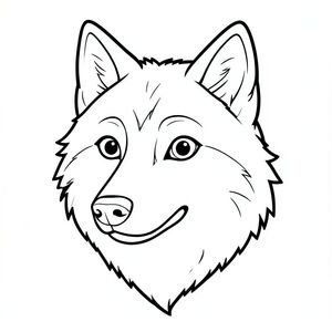 Dưới đây là mô tả về nghệ thuật đường nét đen trắng của một con vật đơn giản, thực tế, tuân thủ tất cả các quy tắc của bạn: Mô tả hình ảnh: Một đầu sói duy nhất, lớn, cách điệu được mô tả. Khuôn mặt của con sói hơi góc cạnh, với biểu cảm dịu dàng, trung tính. Bộ lông được thể hiện theo một hoa văn tinh tế, tạo cảm giác chiều sâu. Mõm của sói hơi dài, với một đường cong tinh tế đến hàm dưới. Đôi mắt to và tròn, có màu , Mũi nhỏ và hơi hếch. Miệng là một đường cong đơn giản, nhẹ nhàng. Bộ lông được hiển thị với màu đậm hơn một chút của , tạo hiệu ứng. Hình dạng tổng thể nhỏ gọn và cân bằng. Các tính năng chính: * Sói * Đầu và mõm thực tế, hơi dài.  * Con sói là một dạng rắn duy nhất.  * Hình ảnh hoàn toàn đen trắng.  * Đường nét dày, đậm và nhất quán.  * Đen trắng. Cơ sở lý luận: Thiết kế này ưu tiên hình dạng động vật rõ ràng, dễ nhận biết trong khi tuân thủ nghiêm ngặt các ràng buộc. Sự đơn giản của con sói là lý tưởng cho trẻ mới biết đi, và việc tập trung vào tỷ lệ thực tế và một hình thức duy nhất, được xác định giữ cho nó hấp dẫn. Định dạng đen trắng hấp dẫn về mặt hình ảnh và dễ hiểu cho trẻ nhỏ.

---

Hãy cho tôi biết nếu bạn muốn tôi tinh chỉnh điều này thêm ., trang tô màu đen trắng, phong cách lowbook, nghệ thuật đường nét, đơn sắc, không màu, không đổ bóng, không xám, không tô màu, nền trắng, chỉ phác thảo, phong cách vector, thiết kế phẳng, 2d