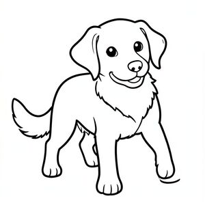 Dưới đây là mô tả về trang màu, tuân thủ nghiêm ngặt tất cả các quy tắc: Tô màu: Chú chó hạnh phúc Một hình minh họa đơn giản, thực tế về một chú chó hạnh phúc. được miêu tả trong một tư thế hơi góc cạnh, nhìn về phía người xem. Bộ lông của nó được thể hiện với các đường viền dày, đậm với sắc thái của và. có biểu cảm thân thiện - một nụ cười nhẹ.  Mũi của nó là một hình tròn nhỏ. Miệng của nó là một đường cong đơn giản, tạo thành một đường cong nhẹ nhàng. Đuôi của là một lông tơ màu trắng duy nhất, kéo dài từ phía sau. Đuôi được đặt hơi lệch sang bên trái cơ thể chó, tạo đường cong nhẹ nhàng. Nền là một màu trắng tinh khiết.  Toàn bộ nội thất của chú chó được lấp đầy bởi không gian trắng, tạo nên một hình ảnh sạch sẽ và đơn giản.  Không có chi tiết nào khác hiện diện. Các yếu tố chính: * * Một cái đuôi trắng.  * Tất cả các không gian nội thất đều có màu trắng tinh khiết.  * được mô tả với tỷ lệ chân thực.  * Đôi mắt được xác định rõ ràng, mũi nhỏ và miệng đơn giản.  * Đường viền dày, đậm.  * Màu trắng tinh khiết.

Hãy cho tôi biết nếu bạn muốn tôi tinh chỉnh điều này thêm!, trang tô màu đen trắng, phong cách lowbook, nghệ thuật đường nét, đơn sắc, không màu, không đổ bóng, không xám, không tô màu, nền trắng, chỉ phác thảo, phong cách vector, thiết kế phẳng, 2d, chính xác một đuôi duy nhất